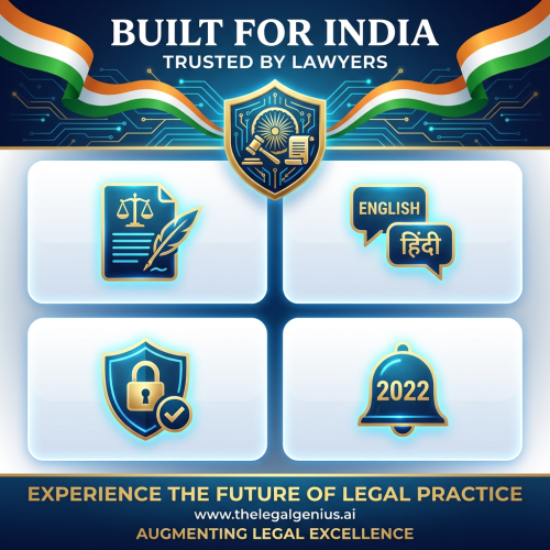 Built for India. Trusted by Lawyers. TheLegalGeniusAI